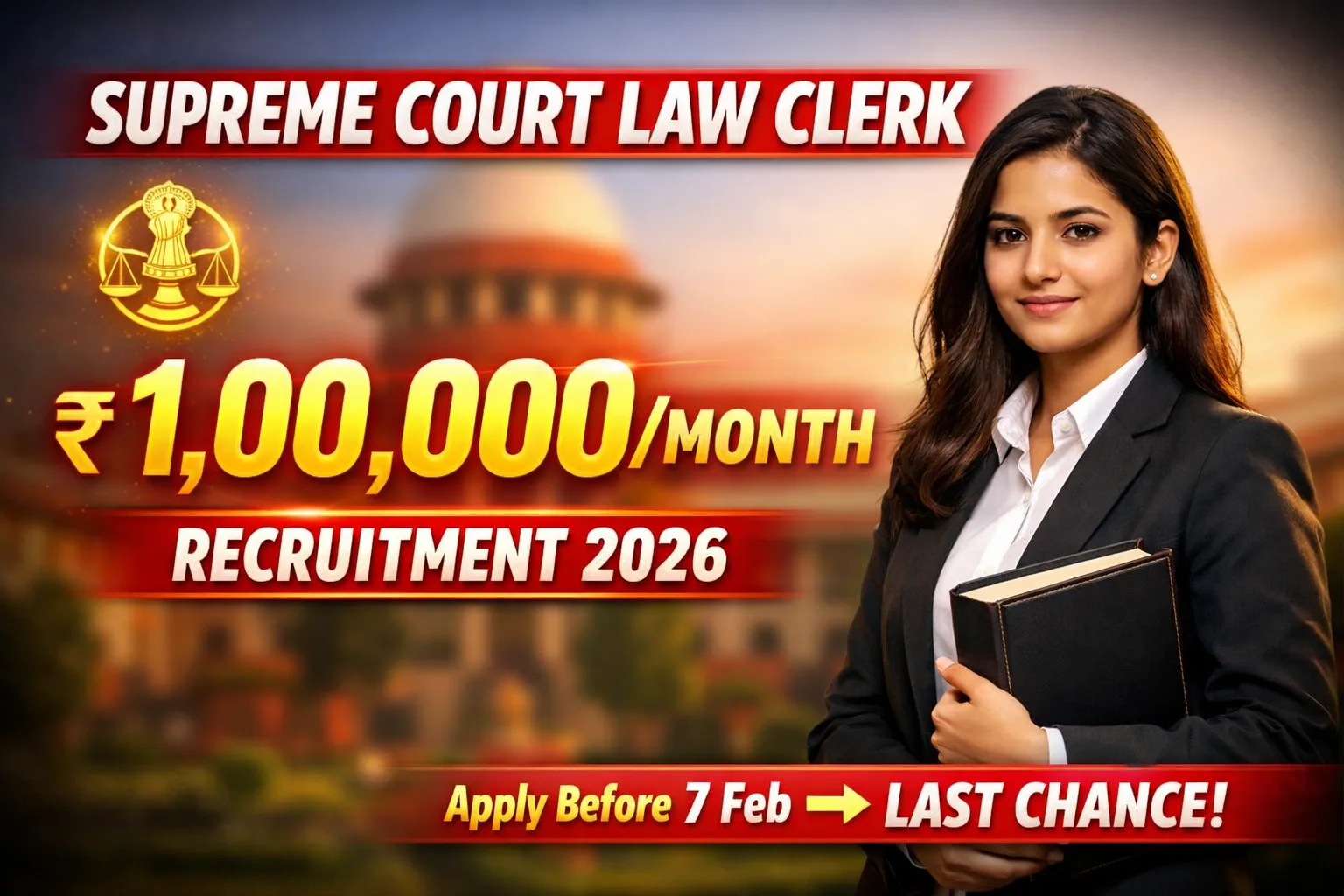 Supreme Court Law Clerk Recruitment 2026: Eligibility, Exams & Preparation Tips
