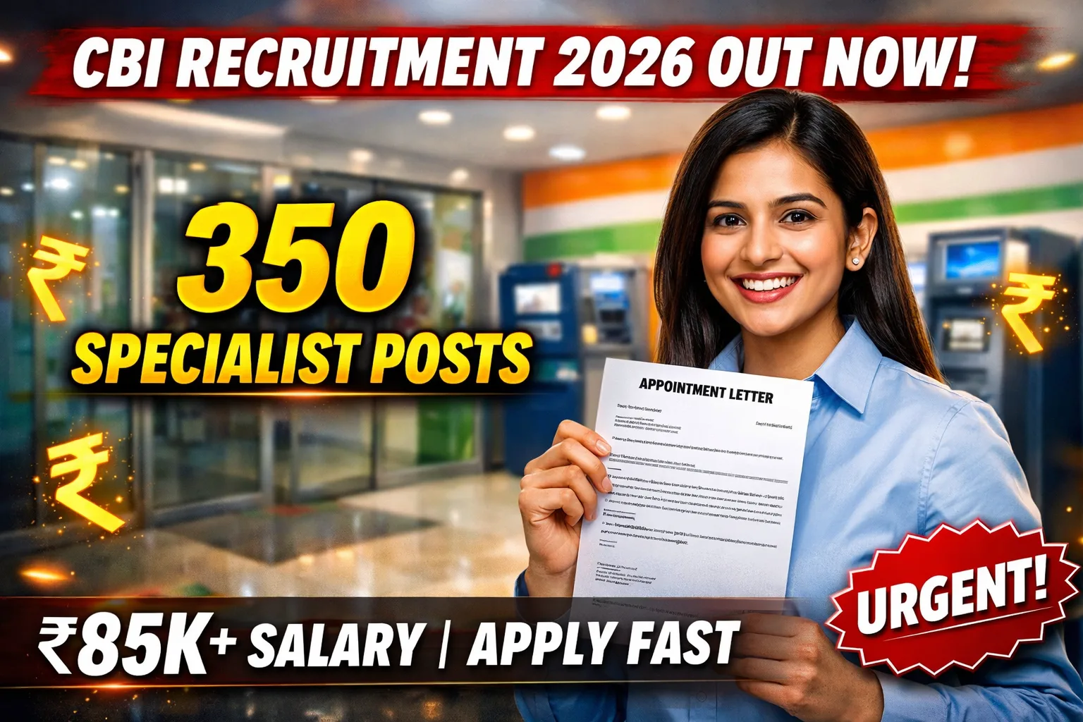 Central Bank of India Recruitment 2026 Out: Check Posts, Eligibility & Salary Details