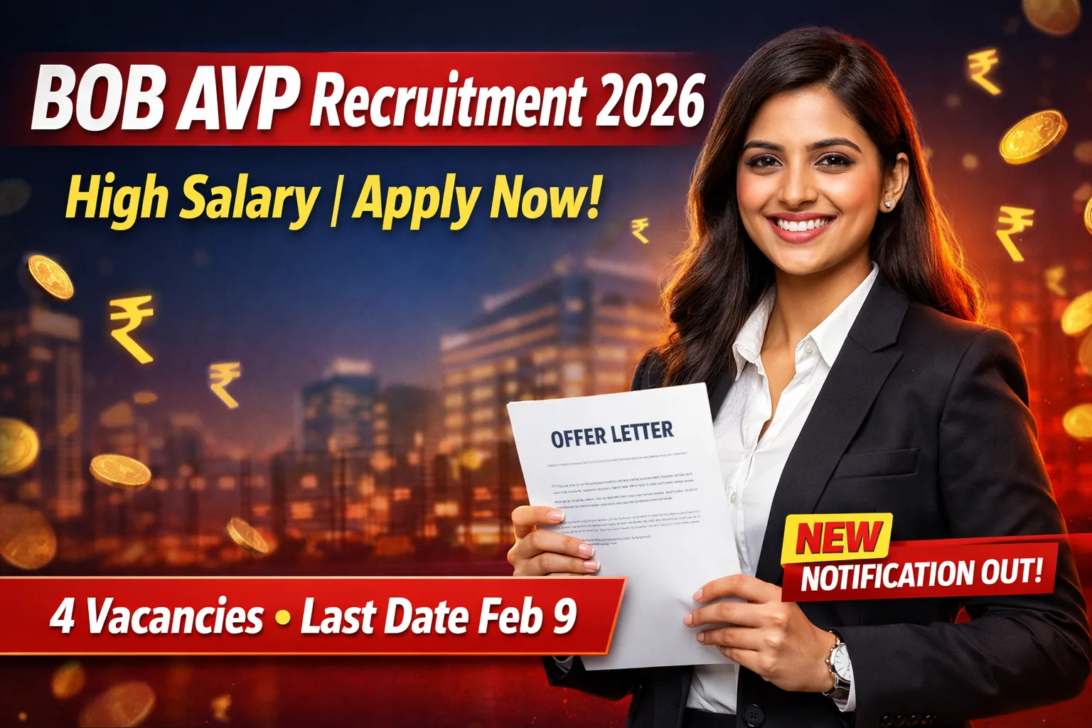Bank of Baroda AVP Recruitment 2026 Out: Salary, Eligibility & Apply Online Details Inside