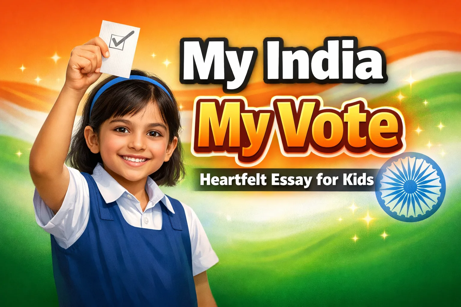 My India My Vote Essay in English