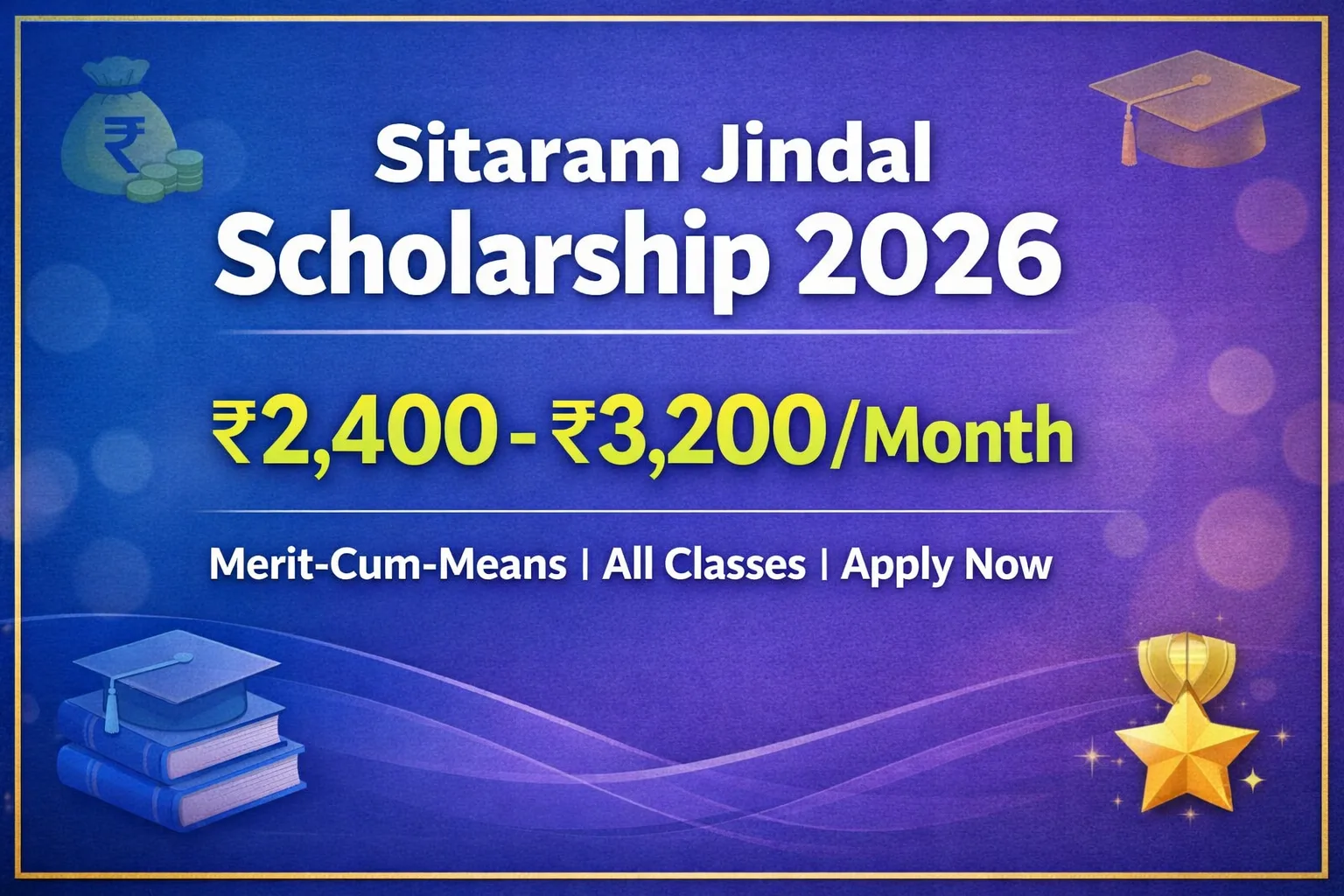 Sitaram Jindal Foundation Scholarship 2026: Complete Guide to Eligibility, Amount & Application
