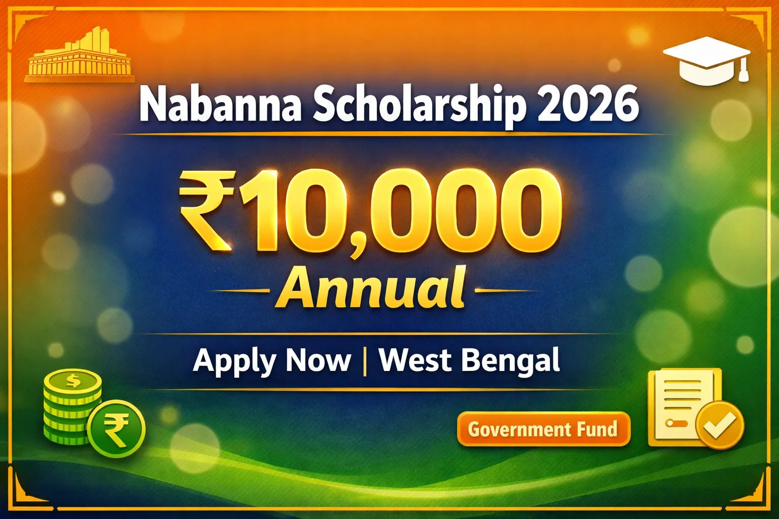Nabanna Scholarship 2026: Complete Guide to Eligibility, Application & ₹10,000 Annual Benefit