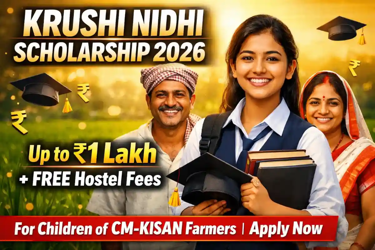 Krushi Nidhi Scholarship 2026: Complete Guide to Eligibility, Benefits, Amounts and Online Application