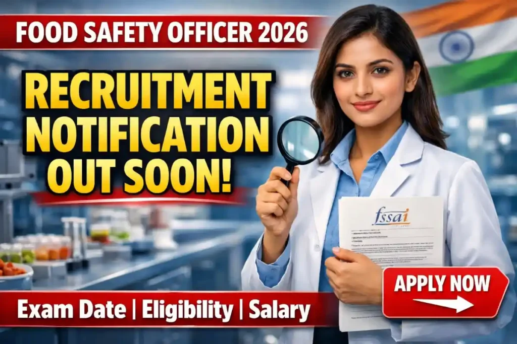 Food Safety Officer Recruitment 2026: Notification, Exam Date, Eligibility Criteria and Full Guide for Sarkari Naukri Aspirants