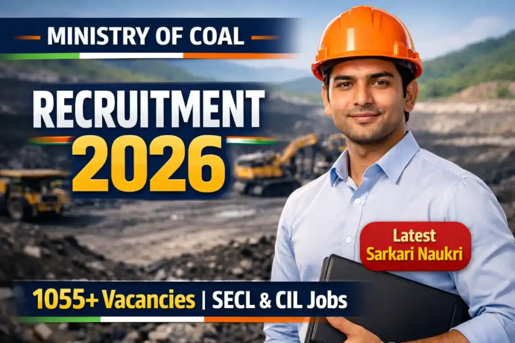 Ministry of Coal Recruitment 2026: Latest Sarkari Naukri Vacancies, Eligibility Criteria, and How to Apply